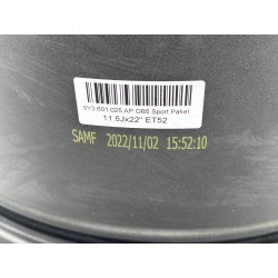 Nowe oryginalne alufelgi Porsche Cayenne 22" OB5 Sport Pakiet 11.5J ET52 10J ET48